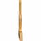 Ekena Millwork Saratoga Rough Sawn Timber Gable Bracket, Western Red Cedar, 96"W x 32"H x 2"D x 6"F, 8/12 Pitch GBW096X32X0206SAR00RWR - alternate 2
